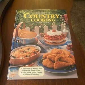 The Best of Country Cooking Cookbook, hardbound. Like new, 1996